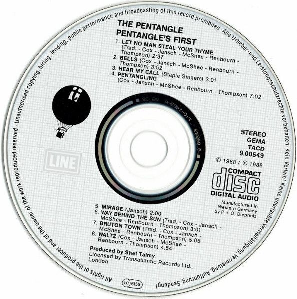 <em>The Pentangle</em> CD