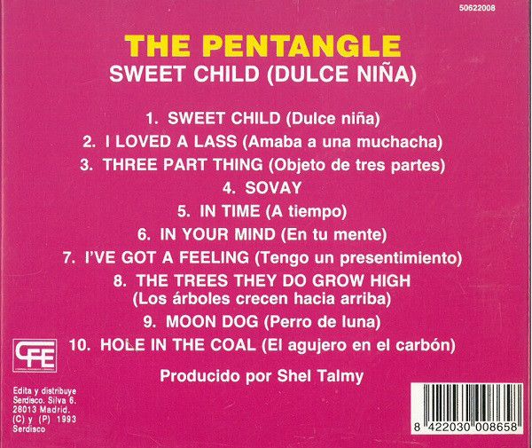 <em>Sweet Child</em> back cover