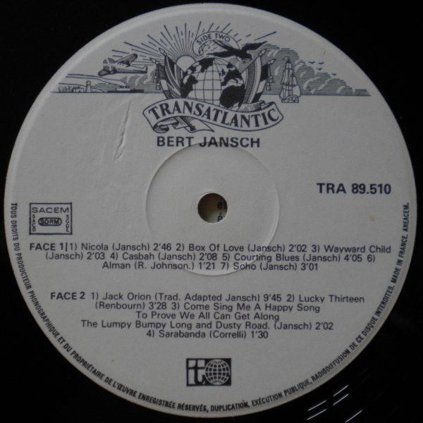 <em>Bert Jansch</em> (compilation) LP detail