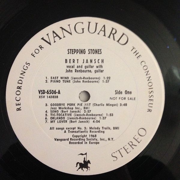 <em>Stepping Stones</em> LP side one (US promotional)