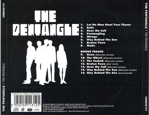 <em>The Pentangle</em> back cover