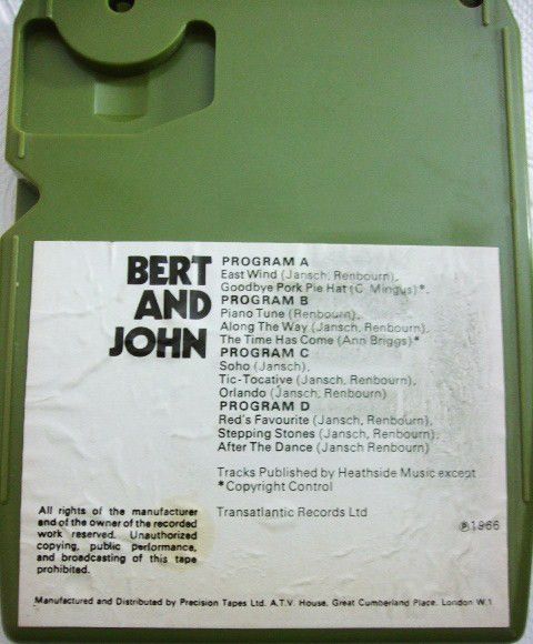 <em>Bert And John</em> back
