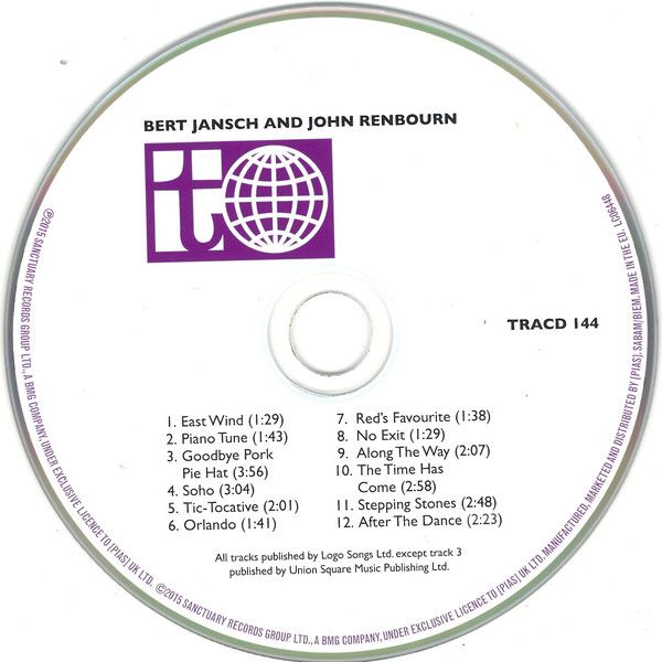 <em>Bert And John</em> CD