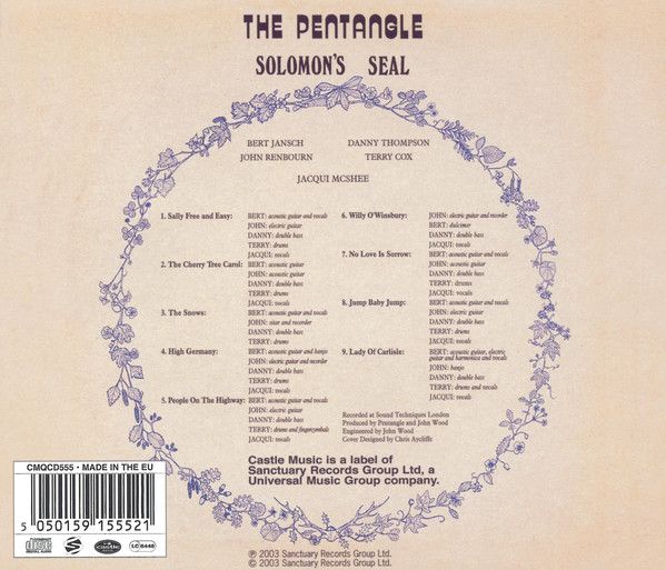 <em>Solomon's Seal</em> back cover