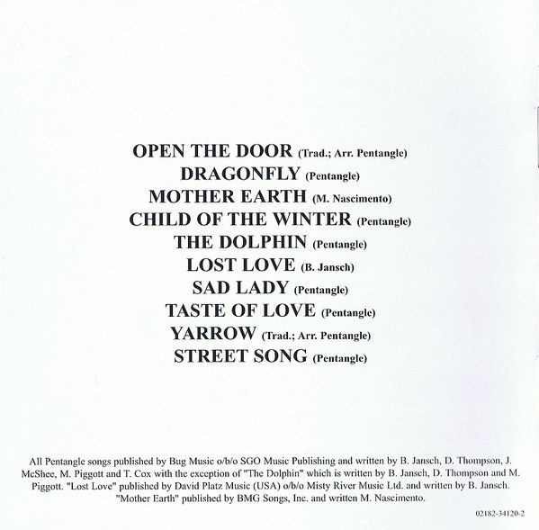 <em>Open The Door</em> booklet back