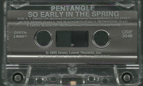 <em>So Early In The Spring</em> cassette side A