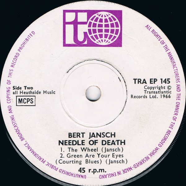 <em>Needle Of Death</em> disc side two