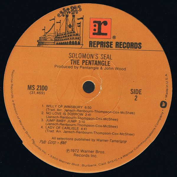 <em>Solomon's Seal</em> LP side 2