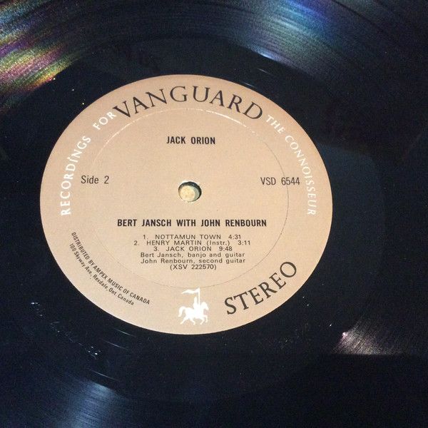 <em>Jack Orion</em> LP side two (Canada)