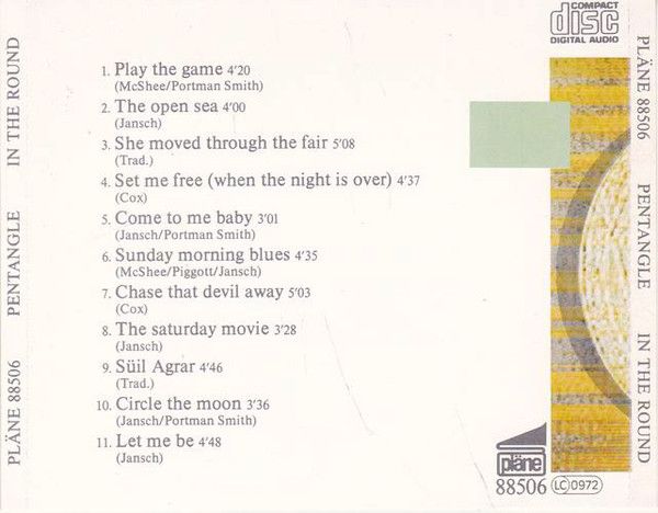 <em>In The Round</em> back cover