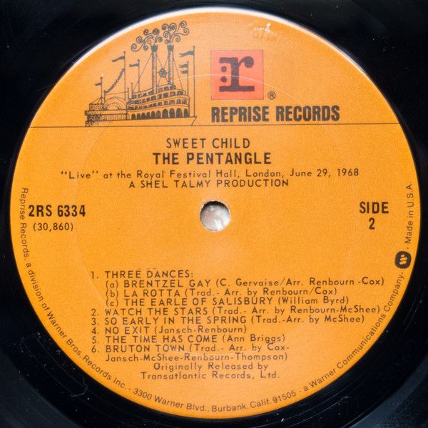 <em>Sweet Child</em> LP side 2