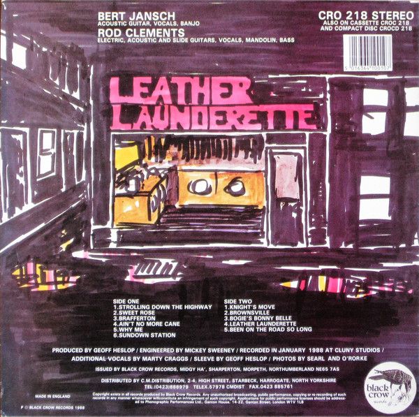 <em>Leather Launderette</em> back cover
