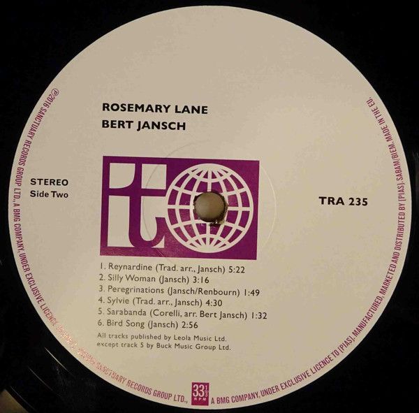 Bert Jansch Rosemary Lane