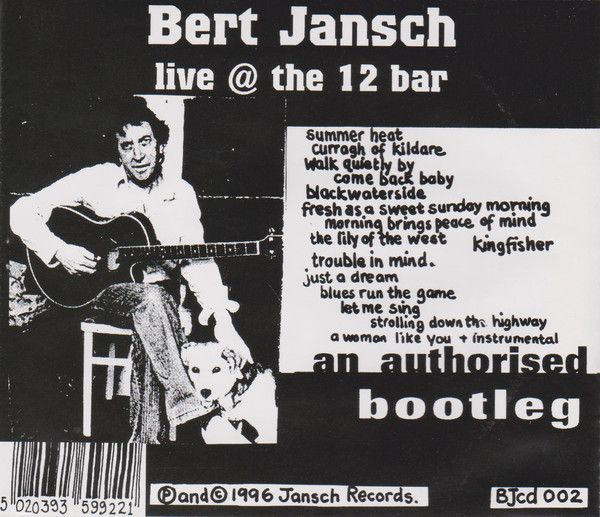 <em>Live At The 12 Bar</em> back cover