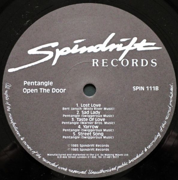 <em>Open The Door</em> LP side 2