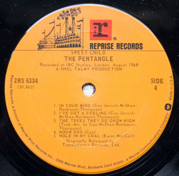 <em>Sweet Child</em> LP side 4