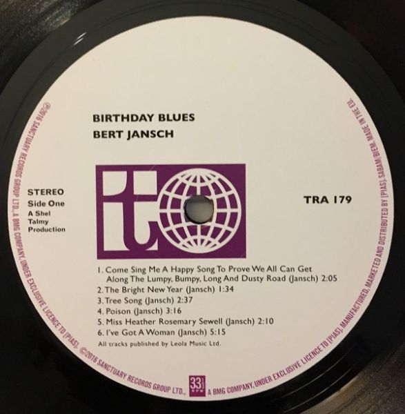 <em>Birthday Blues</em> LP side one