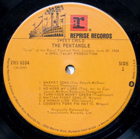 <em>Sweet Child</em> LP side 1