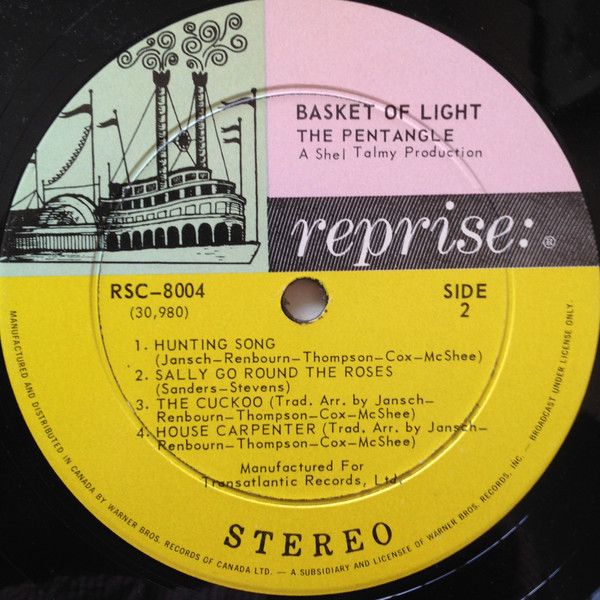 <em>Basket Of Light</em> LP side 2