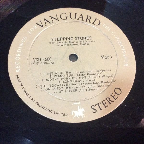 <em>Stepping Stones</em> LP side one (Canada)