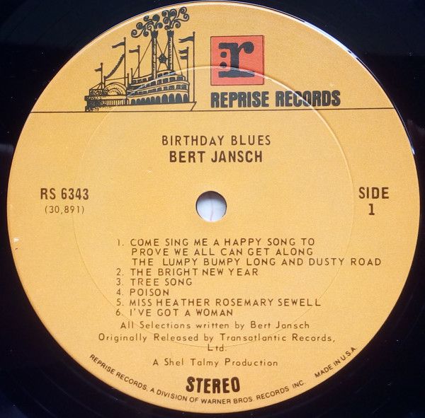 <em>Birthday Blues</em> LP side one