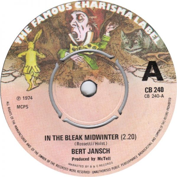 <em>In The Bleak Midwinter</em> disc side A
