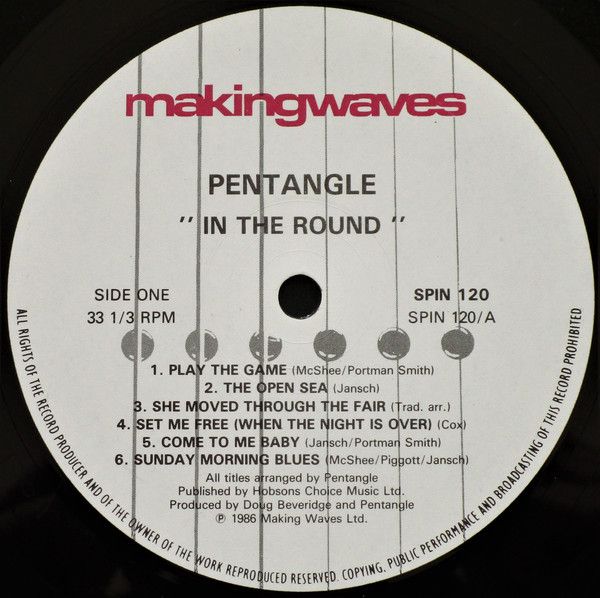 <em>In The Round</em> LP side 1