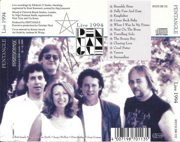 <em>Live 1994</em> back cover