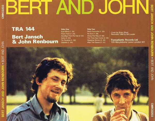 <em>Bert And John</em> back cover
