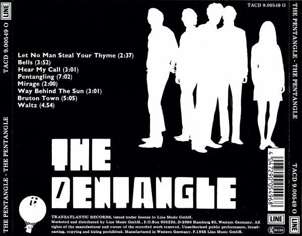 <em>The Pentangle</em> back cover