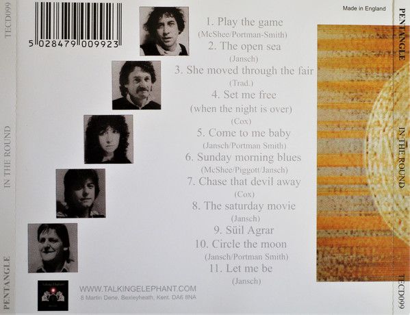 <em>In The Round</em> back cover