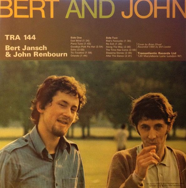 <em>Bert And John</em> back cover
