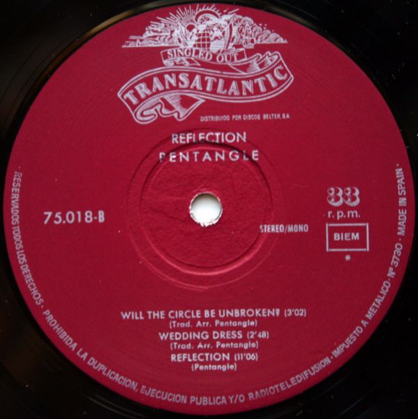 <em>Reflection</em> LP side 2