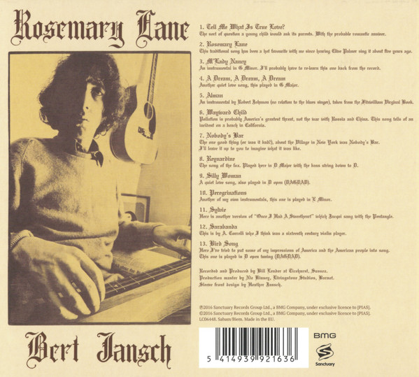 Bert Jansch Rosemary Lane